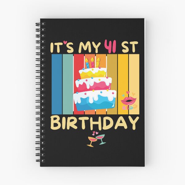 Item preview, It's My 41st Birthday Years with Bday Sweetie Cake designed and sold by CoolCreative.