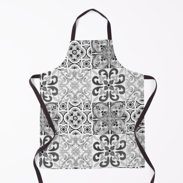 Item preview, Sicilian tiles,mediterranean,mosaic,black and white designed and sold by MariaMarinova.