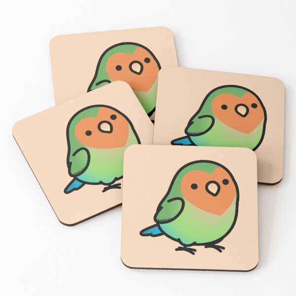 Item preview, Chubby Orange-faced Lovebird designed and sold by birdhism.