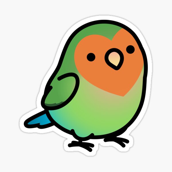 Item preview, Chubby Orange-faced Lovebird designed and sold by birdhism.