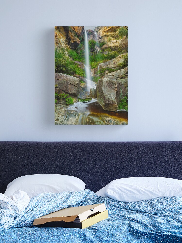 Thumbnail 2 of 3, Canvas Print, Beehive Falls, Grampians, Victoria, Australia designed and sold by Chockstone.