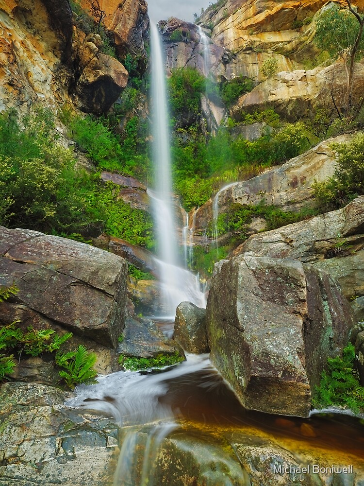 Thumbnail 3 of 3, Art Print, Beehive Falls, Grampians, Victoria, Australia designed and sold by Michael Boniwell.