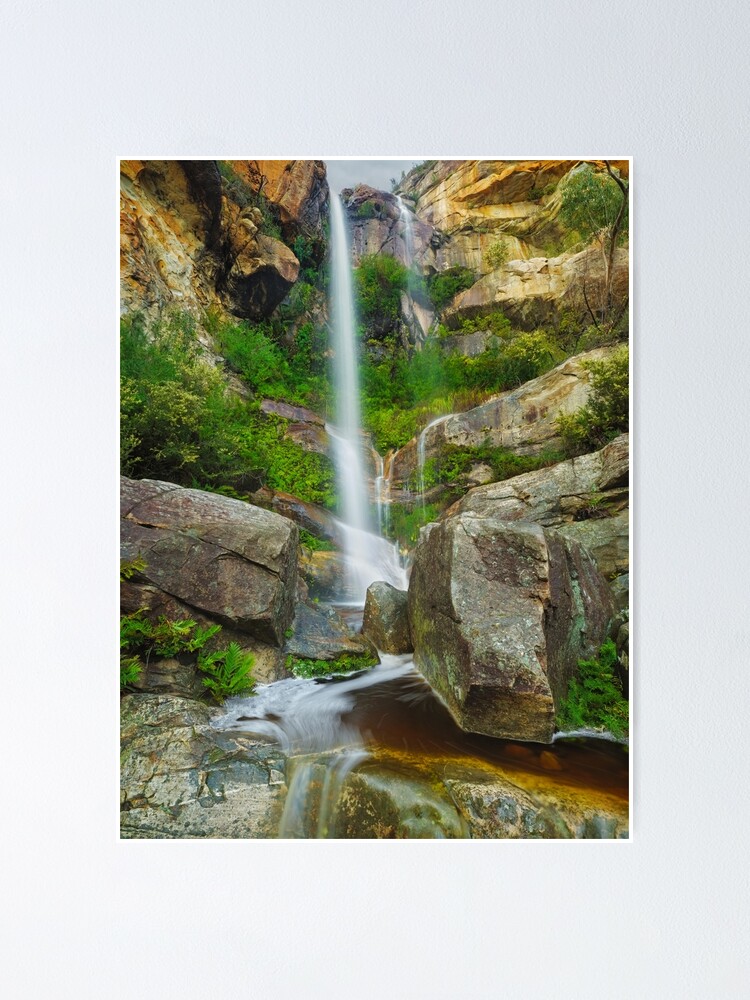 Thumbnail 1 of 3, Poster, Beehive Falls, Grampians, Victoria, Australia designed and sold by Chockstone.