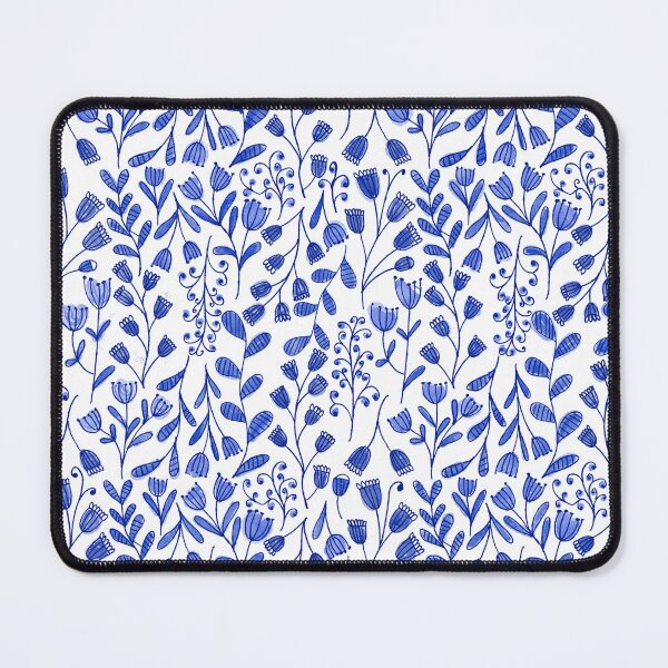 Item preview, Delft Blue Floral Pattern designed and sold by MojDesign.