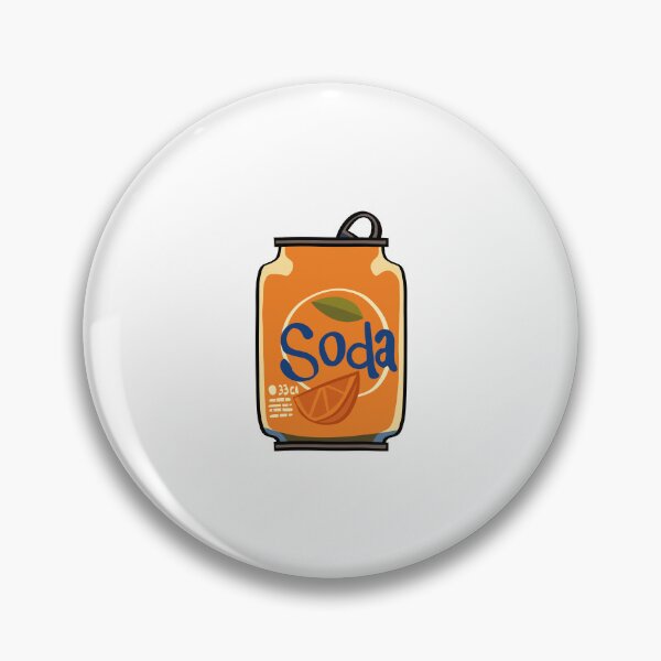 Item preview, Soda and Pop Can Tin Orange  designed and sold by PodiShawna.
