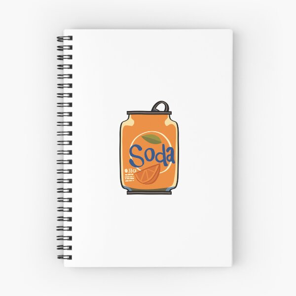 Item preview, Soda and Pop Can Tin Orange  designed and sold by PodiShawna.