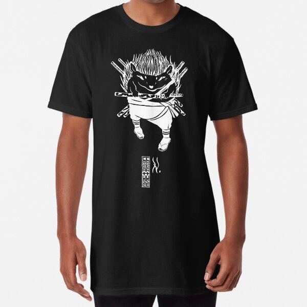Hedgehog Black Long T-Shirt