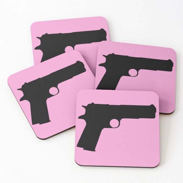 Item preview, 2nd Amendment Baby Pink 9mm Pistol designed and sold by ChristinasMess.