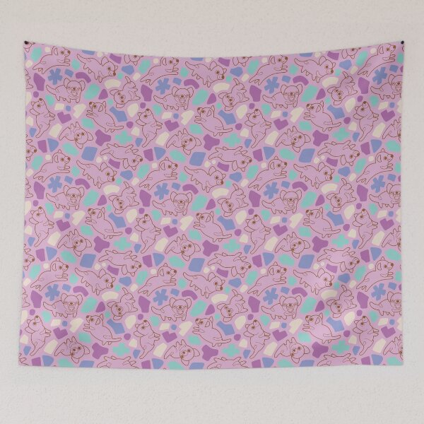 Item preview, Cheeky Devil Pink Abstract Pattern designed and sold by KristyKate.