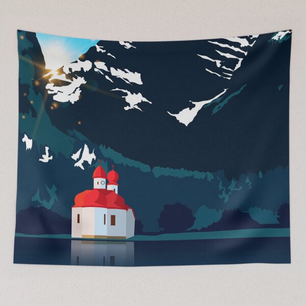 Item preview, " Germany: 2022/today Bavaria - St. Bartholomä in Königssee ... designed and sold by MOUNTAINS on FIRE.