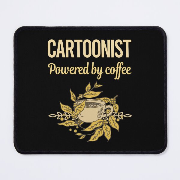 Item preview, Powered By Coffee Cartoonist designed and sold by cossinulsesj.