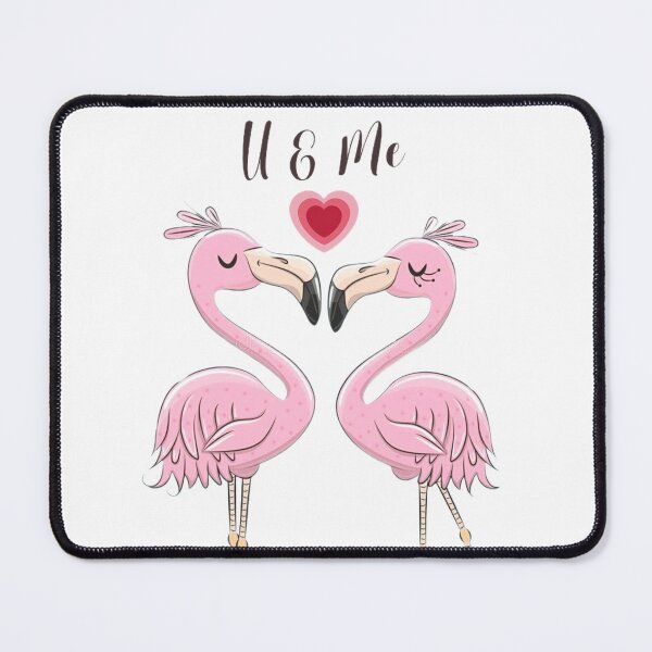Item preview, Flamingoes in love | gift for bird lovers | flamingo design designed and sold by Arteartz.