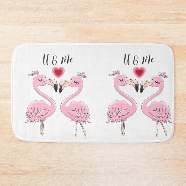 Item preview, Flamingoes in love | gift for bird lovers | flamingo design designed and sold by Arteartz.