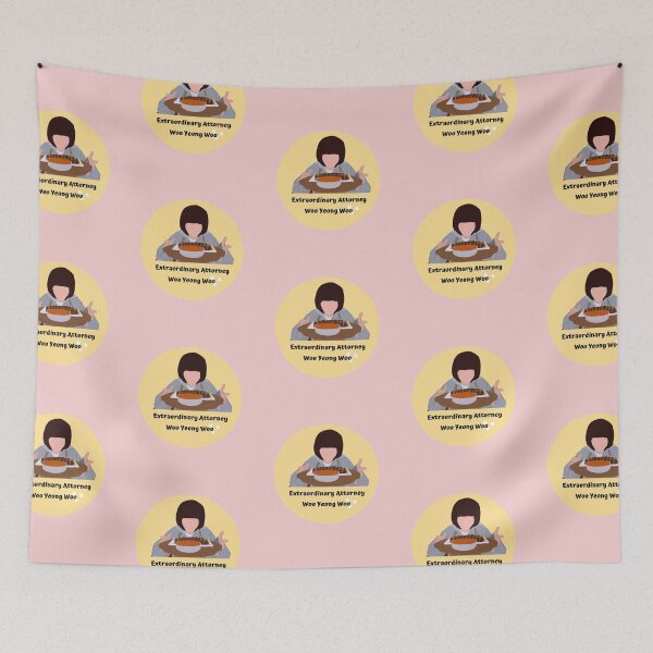 Item preview, extraordinary attorney Woo Yong Woo yellow background designed and sold by paintingtour.