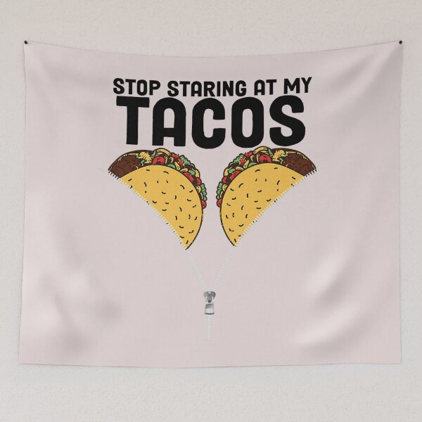 Item preview, Funny I Love Titties and Tacos Stop Staring At My Tacos Premium designed and sold by GouwensRick.