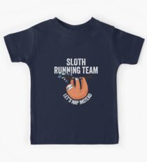 Sloth Running Team Kids T-Shirt