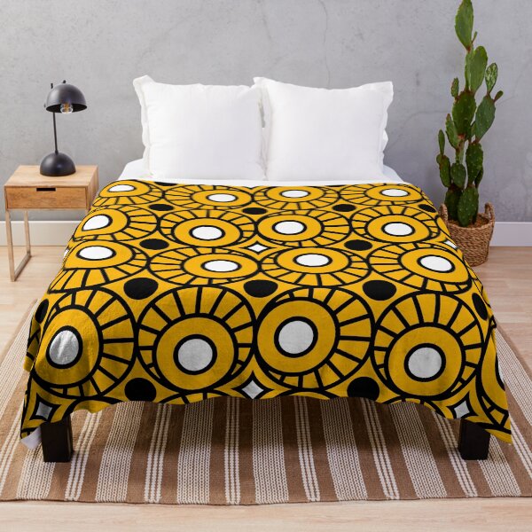 Item preview, Art Deco Pattern No 8 - Yellow - Polkadot Motif Dots designed and sold by Millusti.