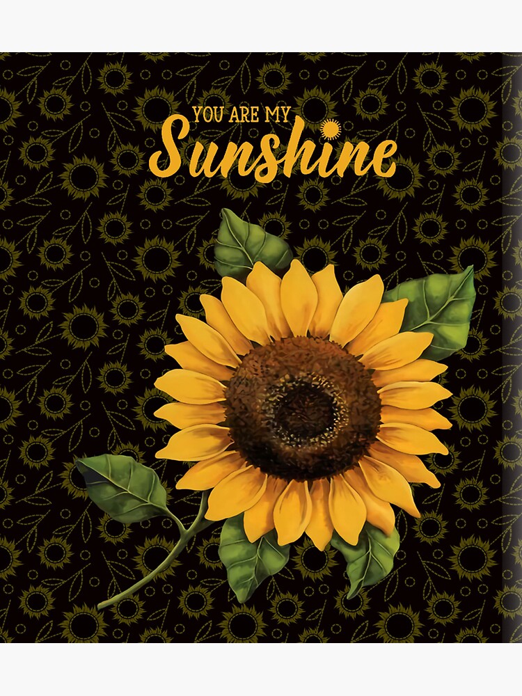 "You Are my Sunshine Sunflower retro" Sticker for Sale by