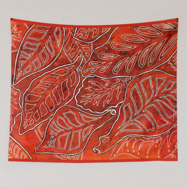Item preview, Leaves 24 Monoprint with Ink Original Colour designed and sold by Heatherian.