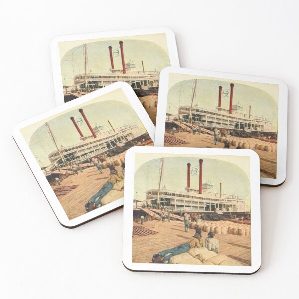 Item preview, Loading a Mississippi steamer 1850-1930 designed and sold by LeJeuneGifts.