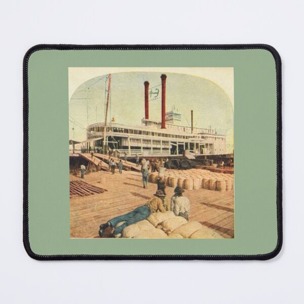 Item preview, Loading a Mississippi steamer 1850-1930 designed and sold by LeJeuneGifts.