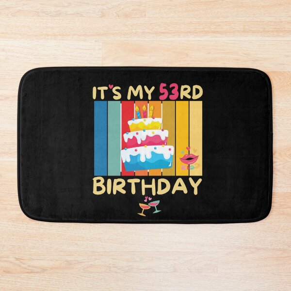 Item preview, It's My 53rd Birthday Years with Bday Sweetie Cake designed and sold by CoolCreative.
