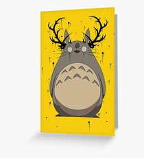 Totoro True Detective Greeting Card