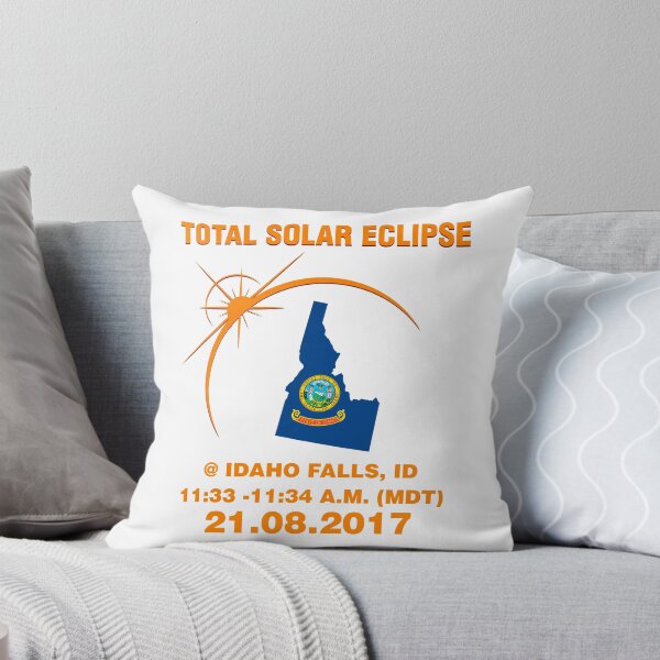 Item preview, Total Solar Eclipse american Idaho,falls,id 11:33 - 11:34 A.M. (MDT) designed and sold by bestdesign4u.