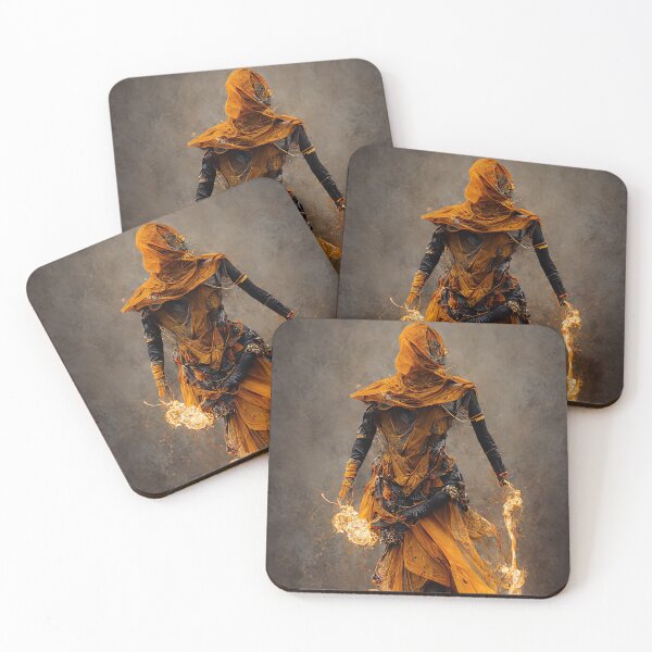 Item preview, Female Elven Pyromancer designed and sold by Jacob Montanez.