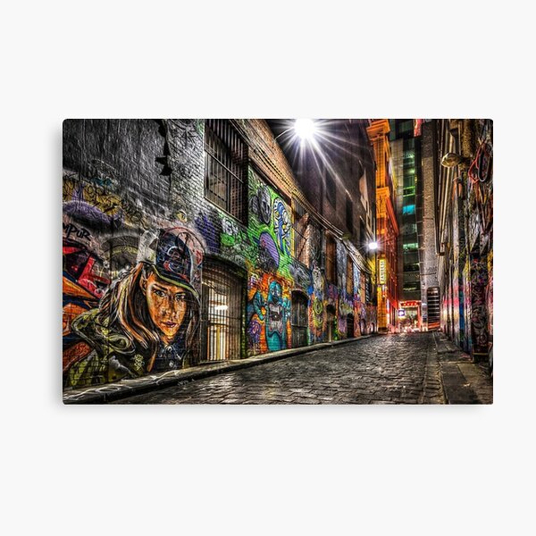 Hosier Lane Design Street Art Canvas Print