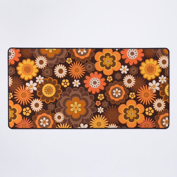 Item preview, Vintage Retro 70s Floral pattern designed and sold by prirajdesigns.