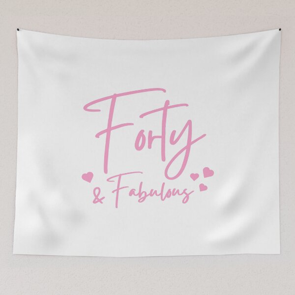 Item preview, Forty Fabulous. 40th birthday. designed and sold by DIDAKU.