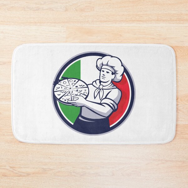 Item preview, Italian flag with pizza maker designed and sold by JAG2B.