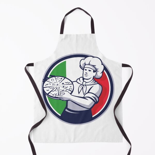 Item preview, Italian flag with pizza maker designed and sold by JAG2B.