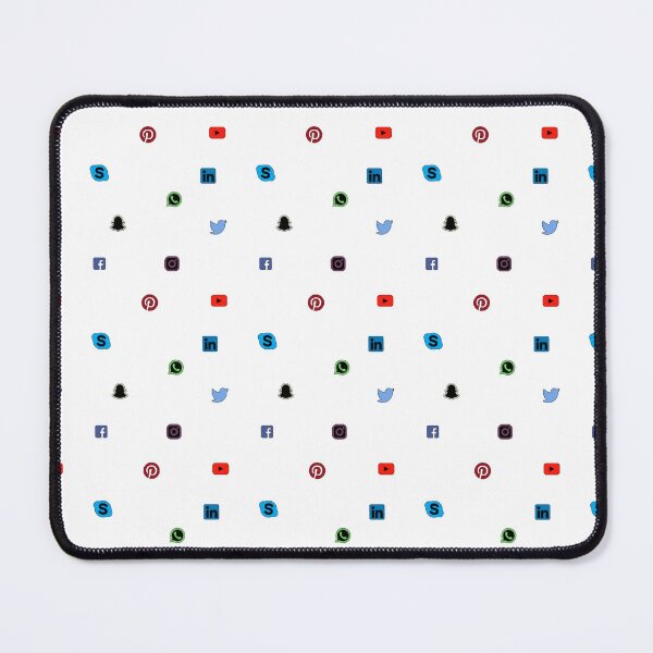 Item preview, social media icons pattern designed and sold by Ovrostore.