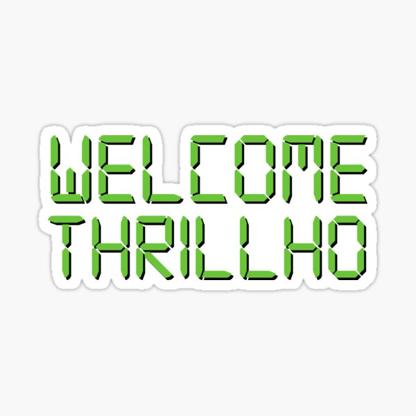 Vista previa del artículo con la obra «BIENVENIDO THRILLHO», diseñado y vendido por rockbottomau.