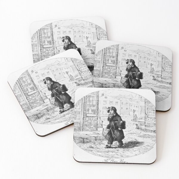 Item preview, The News Boy black and white sketch designed and sold by LeJeuneGifts.