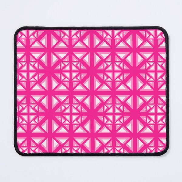 Item preview, The Pink Triangle Chain in Fabric Seamless Pattern designed and sold by MyMemoriesArts.