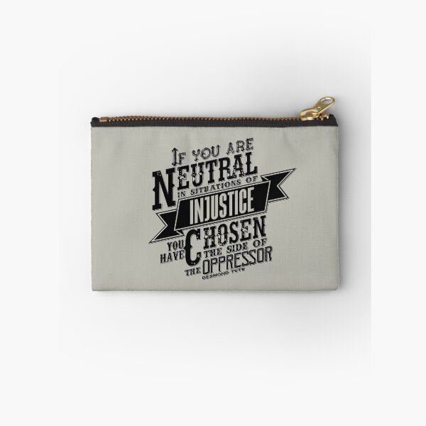 Item preview, "If you are neutral in situations of injustice..." | Black designed and sold by thaneydesign.