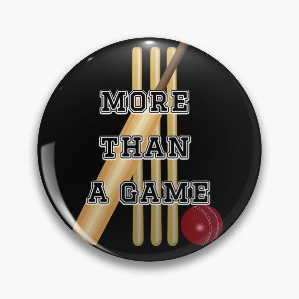 Item preview, Cricket is More Than a Game - Cool Sporty Designs for T-shirts and other accessories designed and sold by Ridiculam Toga.