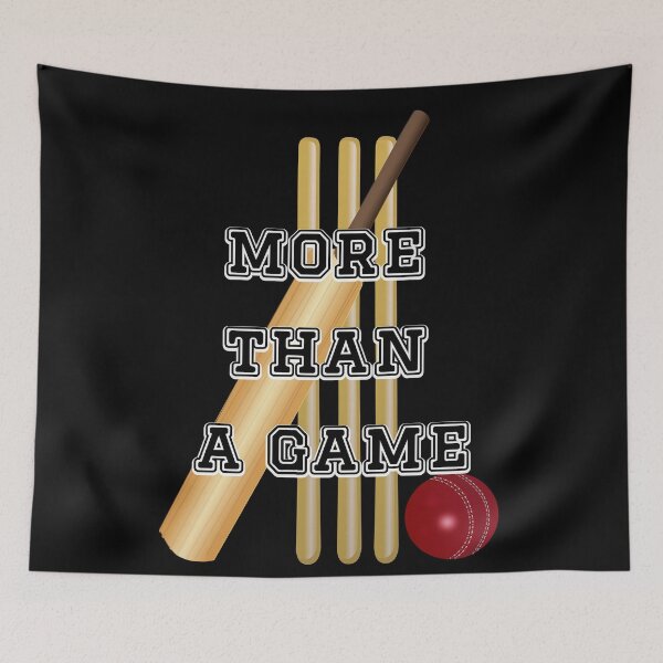 Item preview, Cricket is More Than a Game - Cool Sporty Designs for T-shirts and other accessories designed and sold by Ridiculam Toga.