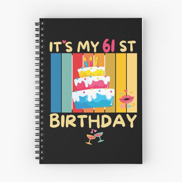 Item preview, It's My 61st Birthday Years with Bday Sweetie Cake designed and sold by CoolCreative.