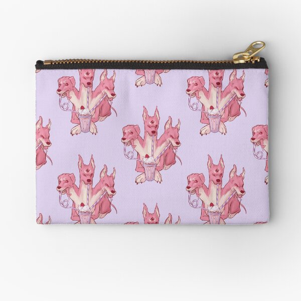 Strawberry Cerberus Zipper Pouch