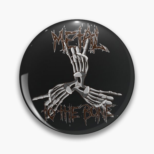 Item preview, Metal to the bone metal designed and sold by IreneoAvilez.