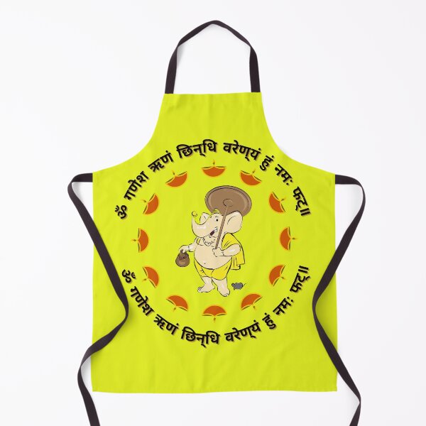 Item preview, ॐ गणेश ऋणं छिन्धि वरेण्यं हुं नमः फट्॥ Bal Ganesha Kid  designed and sold by Quirky Dez.