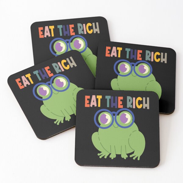 Item preview, Eat The Rich Frog designed and sold by Xavia-blue.