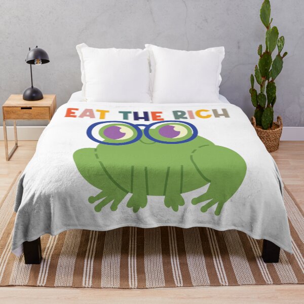Item preview, Eat The Rich Frog designed and sold by Xavia-blue.