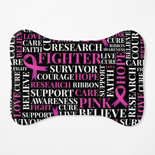 Pink Ribbons Breast Cancer Support Words Cloud Pattern Poster for Sale by  mrhighsky