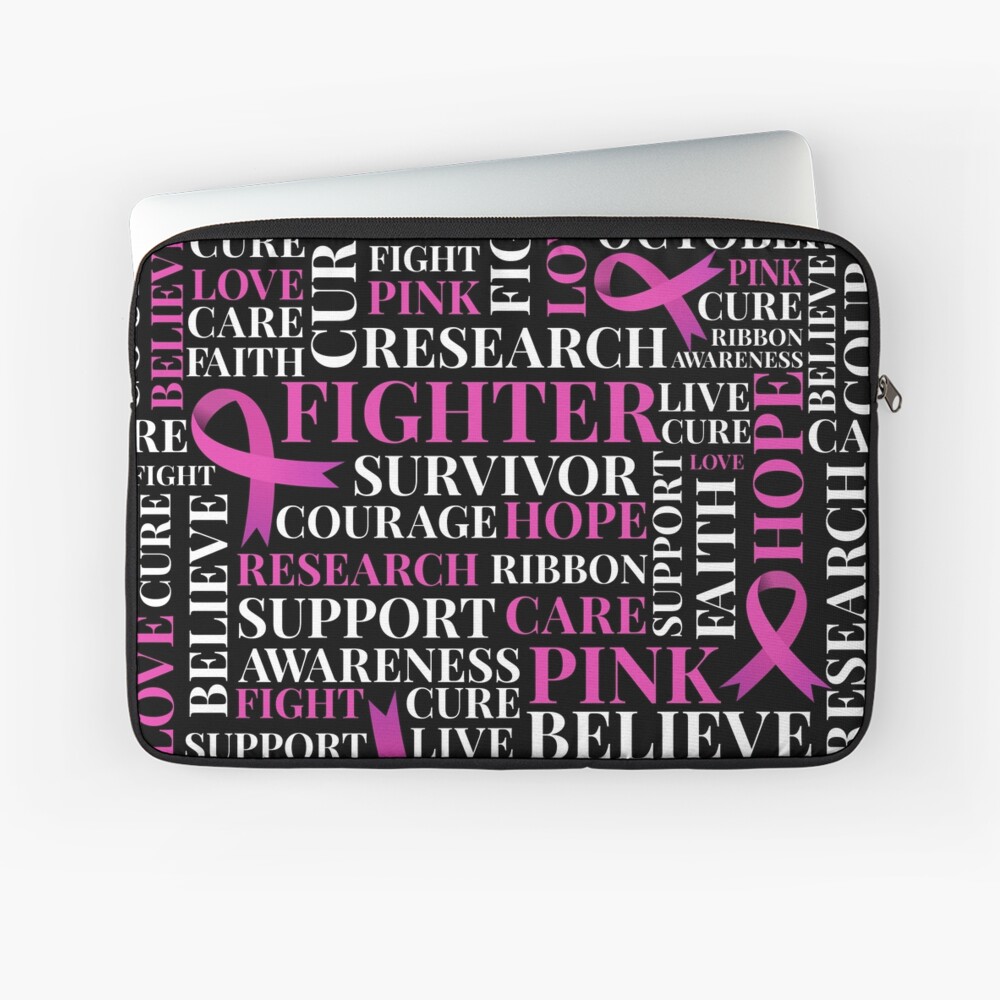 Breast Cancer Awareness Word Cloud ID261 Fabric