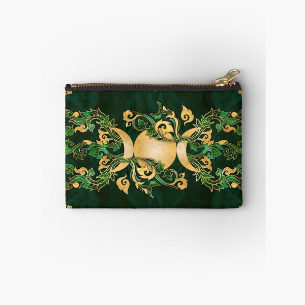 Item preview, Triple Moon - Triple Goddess Malachite and Gold designed and sold by k9printart.